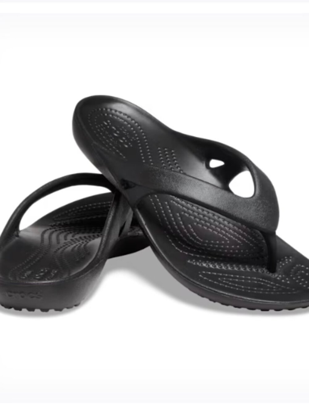 CROCS Black Women's Flip Flop Sandals